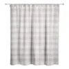 Holiday Gray Plaid Shower Curtain 2 Holiday Gray Plaid Shower Curtain -Michaels X-Mas Decor D517985S 1