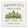 Fresh Cut Tree Farm 16x16 Canvas Wall Art -Michaels X-Mas Decor D517997S 1