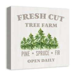 Fresh Cut Tree Farm 16x16 Canvas Wall Art 10 Fresh Cut Tree Farm 16x16 Canvas Wall Art -Michaels X-Mas Decor D517997S 2