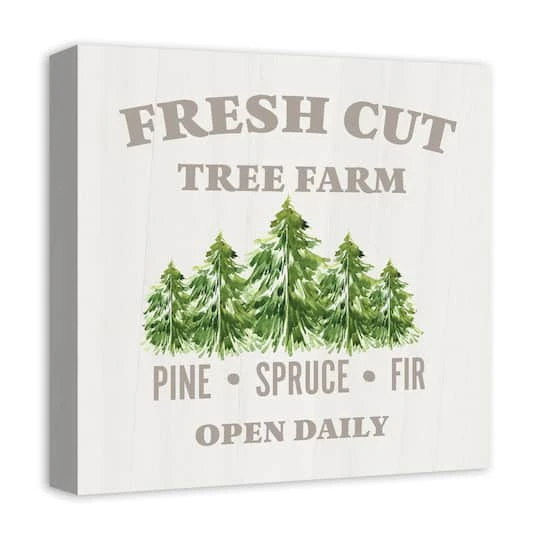 Fresh Cut Tree Farm 16x16 Canvas Wall Art 5 Fresh Cut Tree Farm 16x16 Canvas Wall Art - Image 3