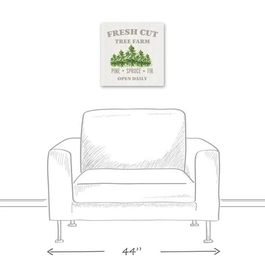 Fresh Cut Tree Farm 16x16 Canvas Wall Art 8 Fresh Cut Tree Farm 16x16 Canvas Wall Art - Image 6