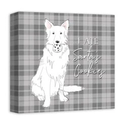 I Ate Santa's Cookies 12x12 Canvas Wall Art -Michaels X-Mas Decor D517998S 2