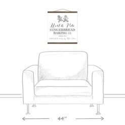 North Pole Gingerbread Co. 16x16 Teak Hanging Canvas 9 North Pole Gingerbread Co. 16x16 Teak Hanging Canvas -Michaels X-Mas Decor D518002S 3