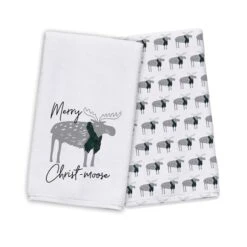 Merry Christ-moose Tea Towels - Set Of 2