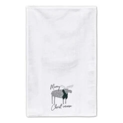Merry Christ-moose Tea Towels - Set Of 2 -Michaels X-Mas Decor D518017S 3