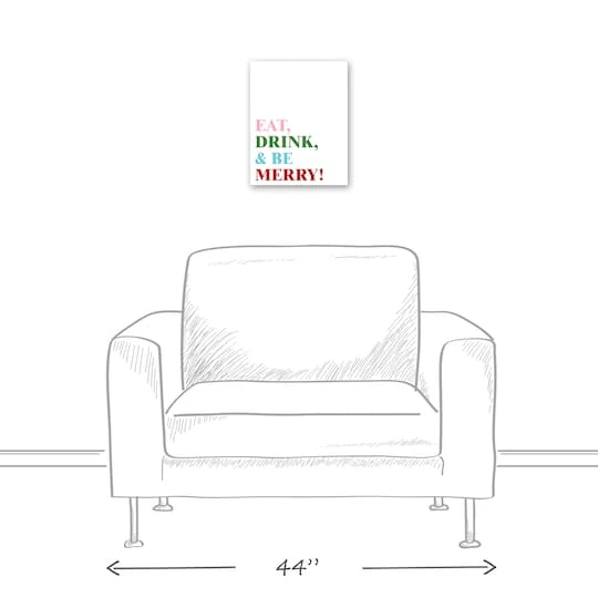 Eat Drink And Be Merry 11x14 Canvas Wall Art 8 Eat Drink And Be Merry 11x14 Canvas Wall Art - Image 6