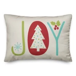 Joy 14x20 Throw Pillow -Michaels X-Mas Decor D518048S 1 1