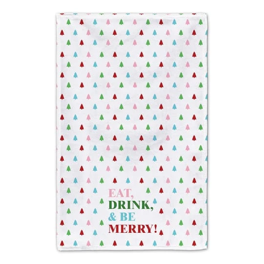 Eat Drink And Be Merry Tea Towels - Set Of 2 6 Eat Drink And Be Merry Tea Towels - Set Of 2 - Image 4