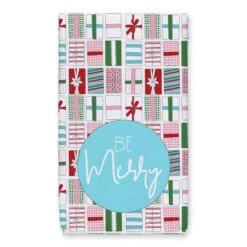 Merry Gift Boxes Tea Towels - Set Of 2 10 Merry Gift Boxes Tea Towels - Set Of 2 -Michaels X-Mas Decor D518065S 2