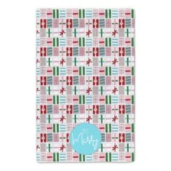 Merry Gift Boxes Tea Towels - Set Of 2 11 Merry Gift Boxes Tea Towels - Set Of 2 -Michaels X-Mas Decor D518065S 3
