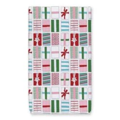 Merry Gift Boxes Tea Towels - Set Of 2 12 Merry Gift Boxes Tea Towels - Set Of 2 -Michaels X-Mas Decor D518065S 4