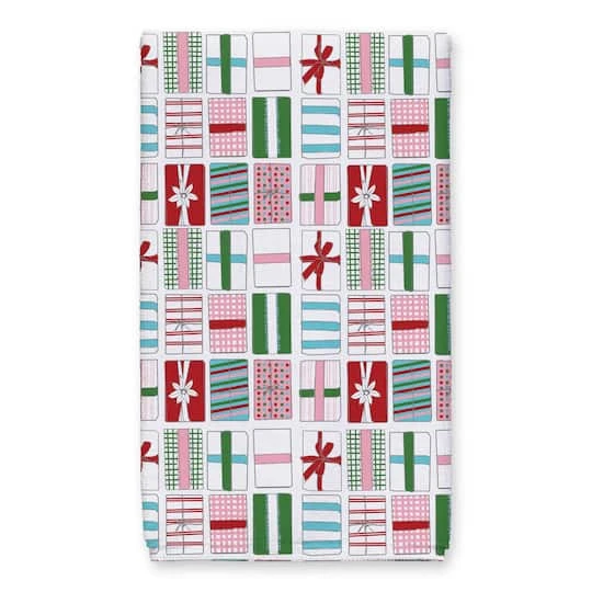 Merry Gift Boxes Tea Towels - Set Of 2 7 Merry Gift Boxes Tea Towels - Set Of 2 - Image 5