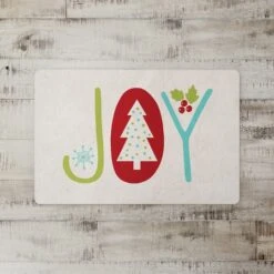 Joy 27x18 Floor Mat -Michaels X-Mas Decor D518068S 2
