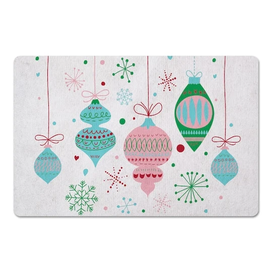 Retro Funky Ornaments 27x18 Floor Mat 4 Retro Funky Ornaments 27x18 Floor Mat - Image 2