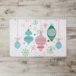 Retro Funky Ornaments 27x18 Floor Mat 7 Retro Funky Ornaments 27x18 Floor Mat -Michaels X-Mas Decor D518072S 2