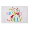 Tis The Season To Be Jolly 27x18 Floor Mat 2 Tis The Season To Be Jolly 27x18 Floor Mat -Michaels X-Mas Decor D518074S 1