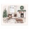 Comfort And Joy Living Room 10x8 Tabletop Canvas -Michaels X-Mas Decor D518079S 1