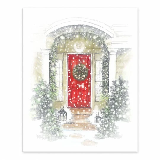 Home For Holidays Door 8x10 Tabletop Canvas 4 Home For Holidays Door 8x10 Tabletop Canvas - Image 2