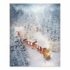 Train In The Snow 8x10 Tabletop Canvas -Michaels X-Mas Decor D518083S 1