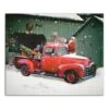 Santa Packing The Truck 24x20 Canvas Wall Art -Michaels X-Mas Decor D518094S 1