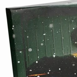 Santa Packing The Truck 24x20 Canvas Wall Art -Michaels X-Mas Decor D518094S 3