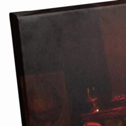 Santa By The Fireplace 24x20 Canvas Wall Art 11 Santa By The Fireplace 24x20 Canvas Wall Art -Michaels X-Mas Decor D518097S 3