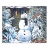 Winter Snowman 24x20 Canvas Wall Art 1 Winter Snowman 24x20 Canvas Wall Art -Michaels X-Mas Decor D518098S 1