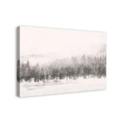 Calm Snowy Trees 36x24 Canvas Wall Art 10 Calm Snowy Trees 36x24 Canvas Wall Art -Michaels X-Mas Decor D518100S 2
