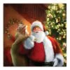 Santa Gets Ready 36x36 Canvas Wall Art 2 Santa Gets Ready 36x36 Canvas Wall Art -Michaels X-Mas Decor D518105S 1