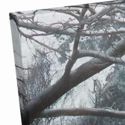 Black Barn With Wreath 36x36 Canvas Wall Art -Michaels X-Mas Decor D518107S 3