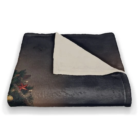Santas List 50x60 Coral Fleece Blanket 5 Santas List 50x60 Coral Fleece Blanket - Image 3