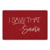 Santa Saw That 27x18 Floor Mat -Michaels X-Mas Decor D518132S 1