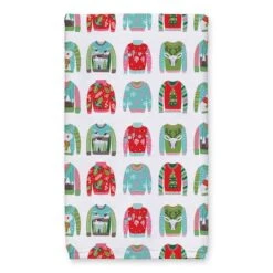 Don Our Ugly Sweaters Tea Towels - Set Of 2 -Michaels X-Mas Decor D518134S 4