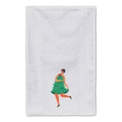 Always On Naughty List Tea Towels - Set Of 2 -Michaels X-Mas Decor D518136S 5