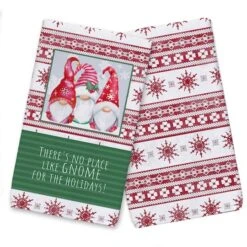 No Place Like Gnome Tea Towels - Set Of 2