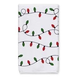 Getting Lit Xmas Tree Tea Towels - Set Of 2 12 Getting Lit Xmas Tree Tea Towels - Set Of 2 -Michaels X-Mas Decor D518140S 4