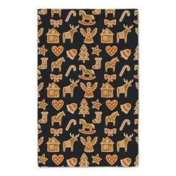 Xmas Movies And Baking Cookie Tea Towels - Set Of 2 -Michaels X-Mas Decor D518142S 5