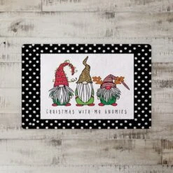 Christmas Is Coming Gnomes Floor Mat 7 Christmas Is Coming Gnomes Floor Mat -Michaels X-Mas Decor D518144S 2