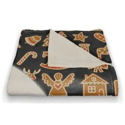 Christmas Movies Coral Fleece Blanket 9 Christmas Movies Coral Fleece Blanket -Michaels X-Mas Decor D518162S 3