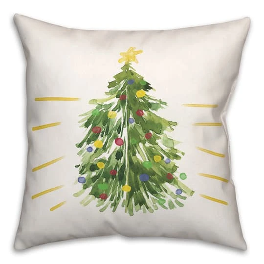 Getting Lit Xmas Tree 18x18 Throw Pillow 4 Getting Lit Xmas Tree 18x18 Throw Pillow - Image 2