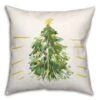 Getting Lit Xmas Tree 18x18 Throw Pillow -Michaels X-Mas Decor D518171S 1