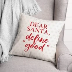 Define Good 18x18 Throw Pillow 7 Define Good 18x18 Throw Pillow -Michaels X-Mas Decor D518176S 2