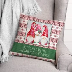 No Place Like Gnome 18x18 Throw Pillow 7 No Place Like Gnome 18x18 Throw Pillow -Michaels X-Mas Decor D518177S 2