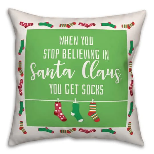 When You Stop Believing 18x18 Throw Pillow 3 When You Stop Believing 18x18 Throw Pillow