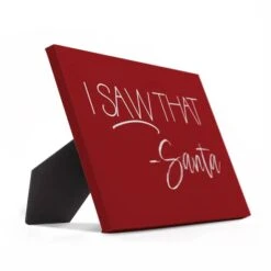 Santa Saw That 10x8 Tabletop Canvas -Michaels X-Mas Decor D518185S 2