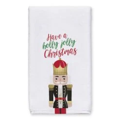 Holly Jolly Nutcracker Tea Towels - Set Of 2 10 Holly Jolly Nutcracker Tea Towels - Set Of 2 -Michaels X-Mas Decor D518200S 2