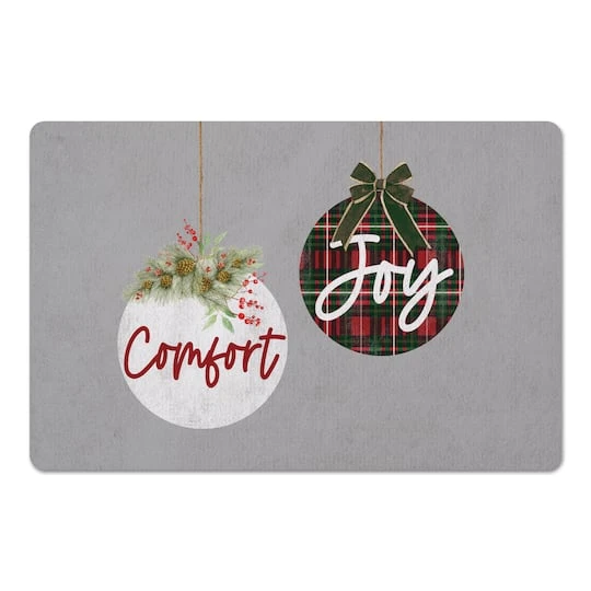 Comfort Joy Ornaments 27x18 Floor Mat 3 Comfort Joy Ornaments 27x18 Floor Mat