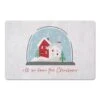 Home Christmas Snowglobe Floor Mat -Michaels X-Mas Decor D518208S 1