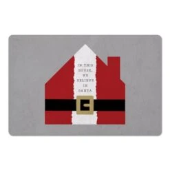 This House Believes 27x18 Floor Mat