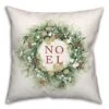 Noel Wreath 18x18 Throw Pillow -Michaels X-Mas Decor D518211S 1
